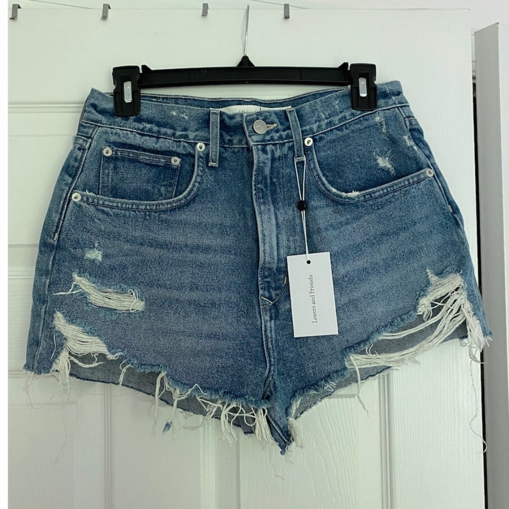 NWT Lovers and Friends Denim Cutoff Shorts
